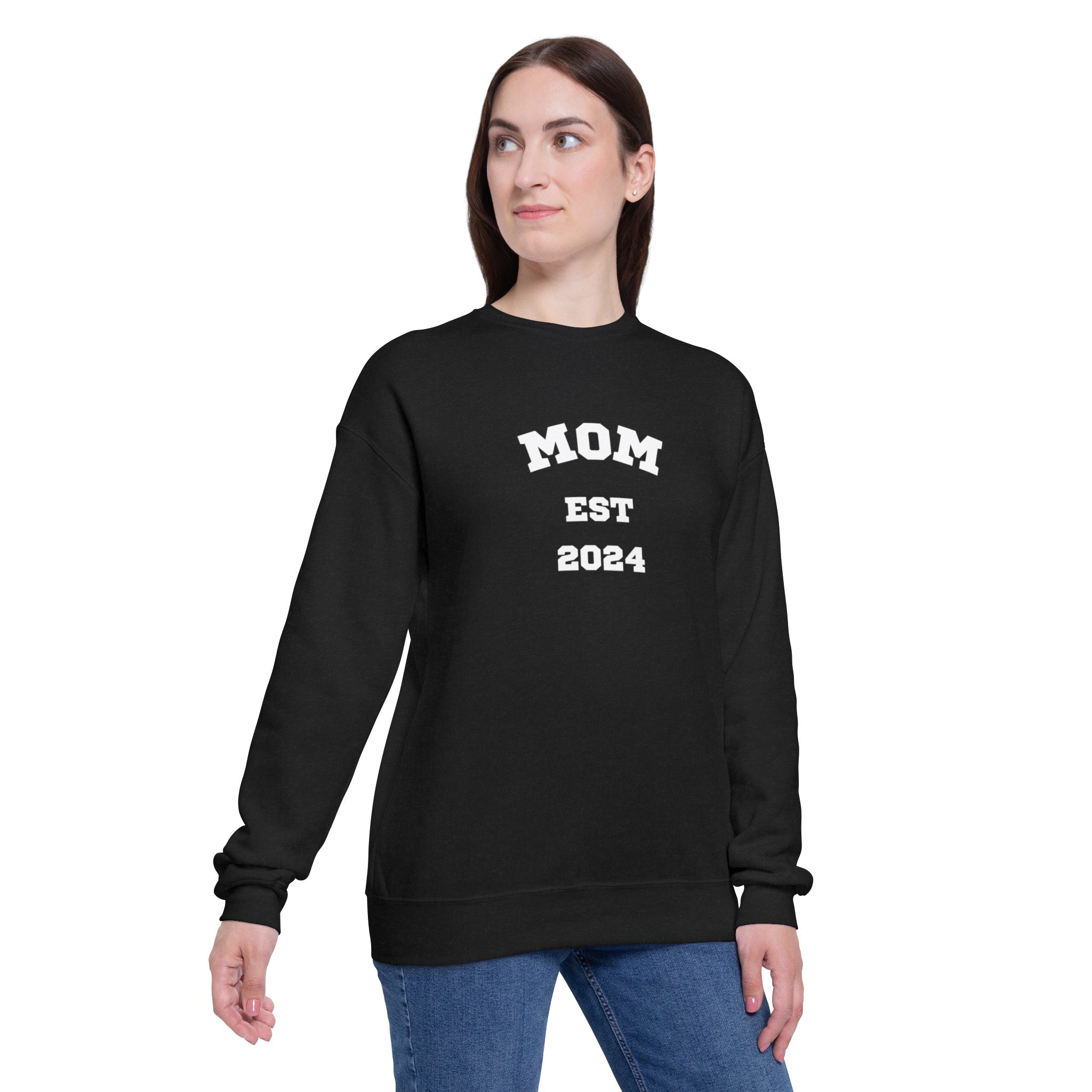 Varsity MOM 2024 - Unisex Drop Shoulder Sweatshirt - Mother’s Day Gift! 🎁