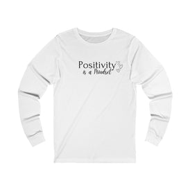 Positivity is a Mindset - Unisex Jersey Long Sleeve Tee