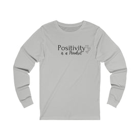 Positivity is a Mindset - Unisex Jersey Long Sleeve Tee