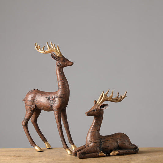 Resin -Squirrel -Rabbit -Hedgehog - Deer 
Vintage Ornament