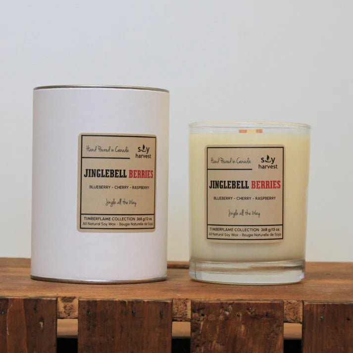 Timberflame Soy Candle - Jinglebell Berries