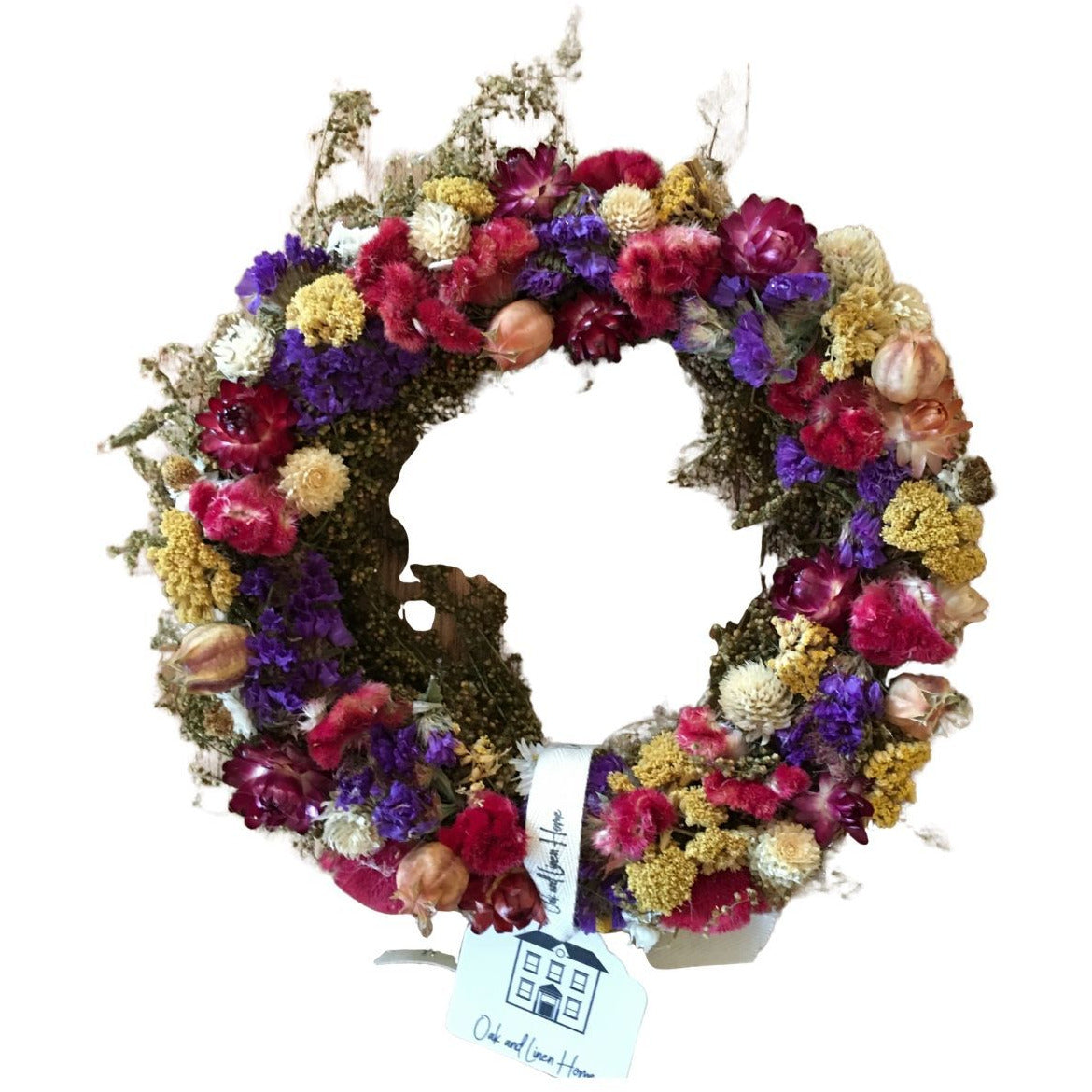 dried floral wreath
