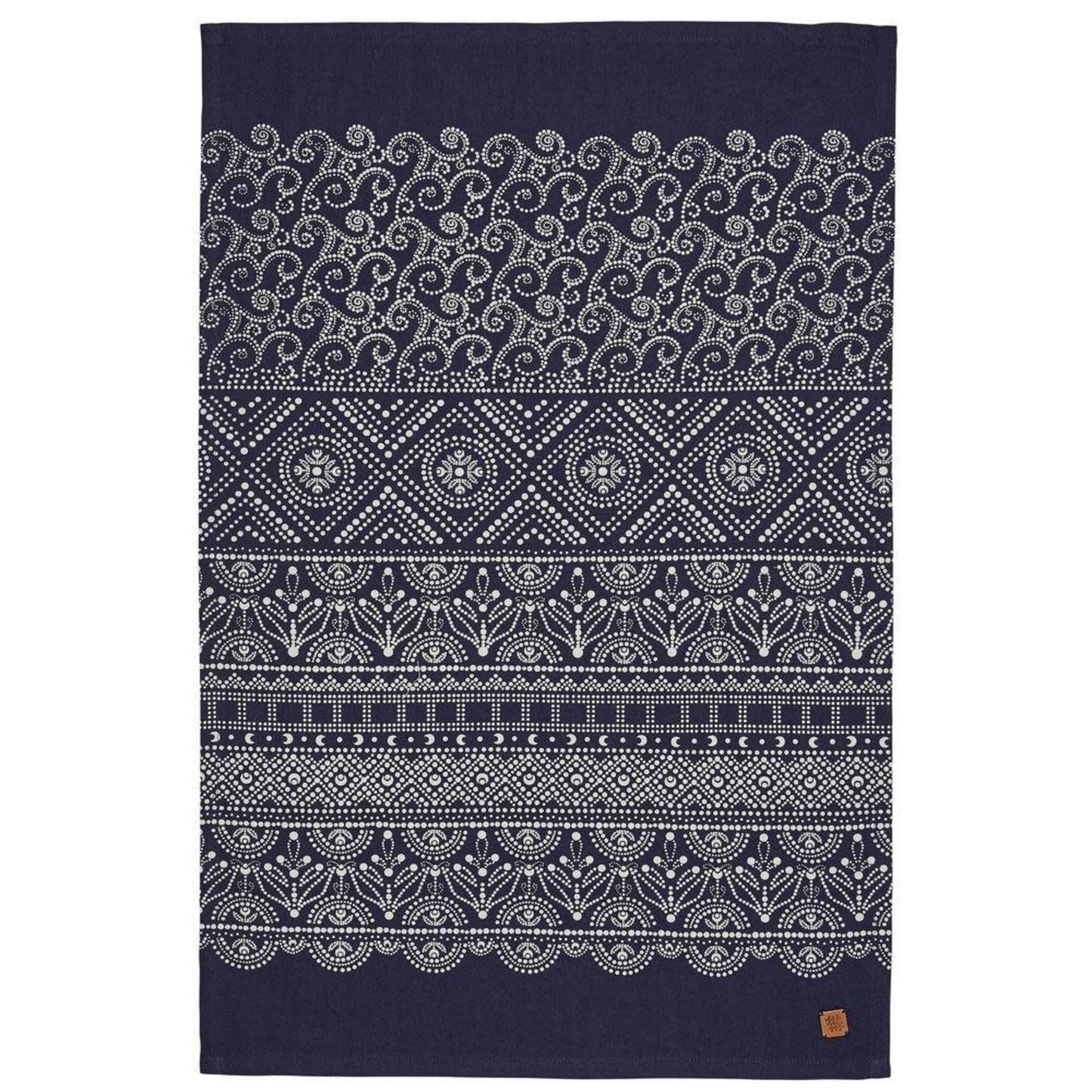 ulster weavers tea towel -  cotton indigo batik