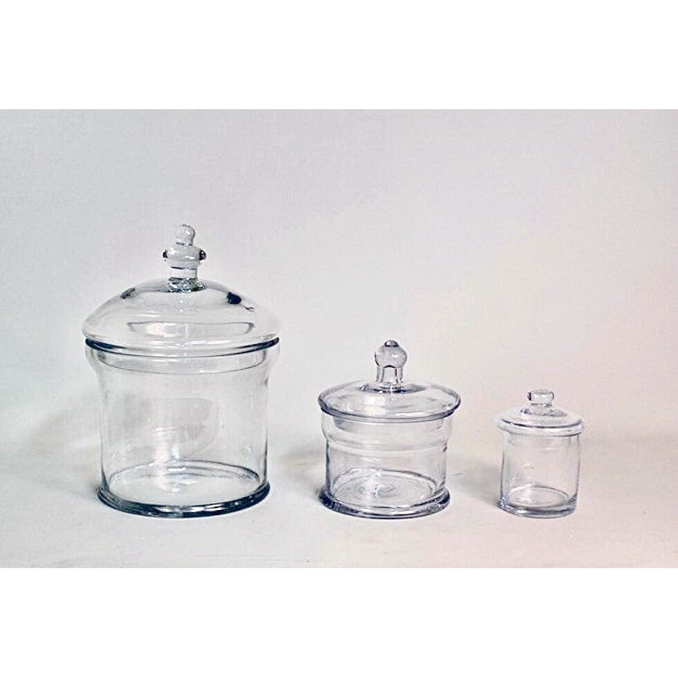 stout glass jar with lid