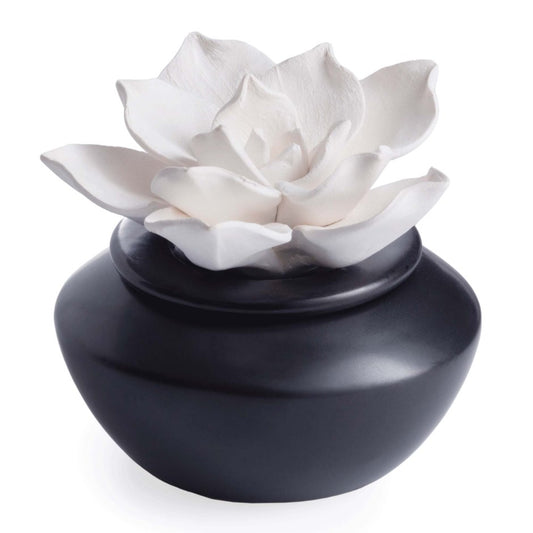 porcelain aroma diffuser + 15ml peppermint  - gardenia