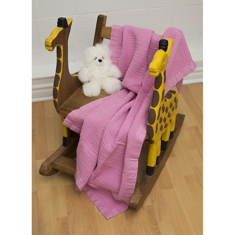 porto baby blanket 30''x42'' / pink