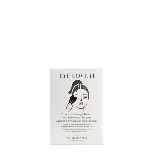 eye love it - make up remover pads -  set of two