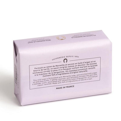 fer à cheval gentle perfumed soap bar - energizing lavender 125g