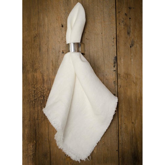 bilbao napkins (set of 4) 22''x22'' / rustic white