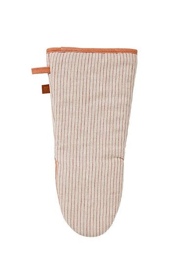 ulster weavers - oven mitt - 1880’s collection - coral stripe