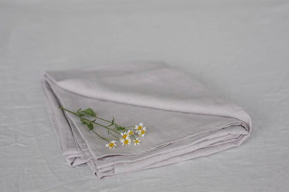 Linen Flat Sheet in Cream