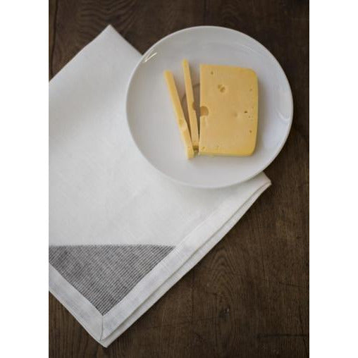 bermuda napkins (set of 4) 20''x20'' / white with blue pinstripe accent