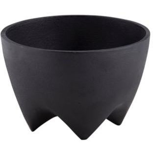 medium footed bowl - cast iron