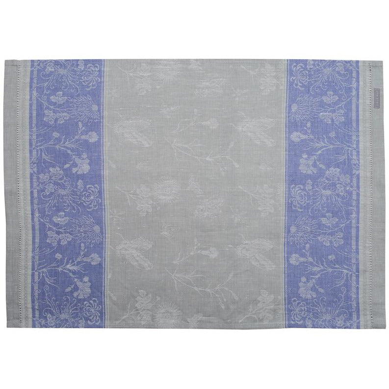 butterfly tea towel dove grey / lilac