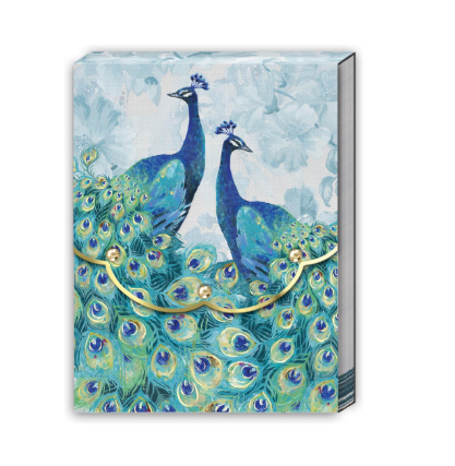 Pocket Notepad-Peacock Duo