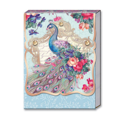 Pocket Notepad-Blushing Peacock