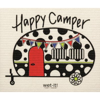wet-it cloth - happy camper