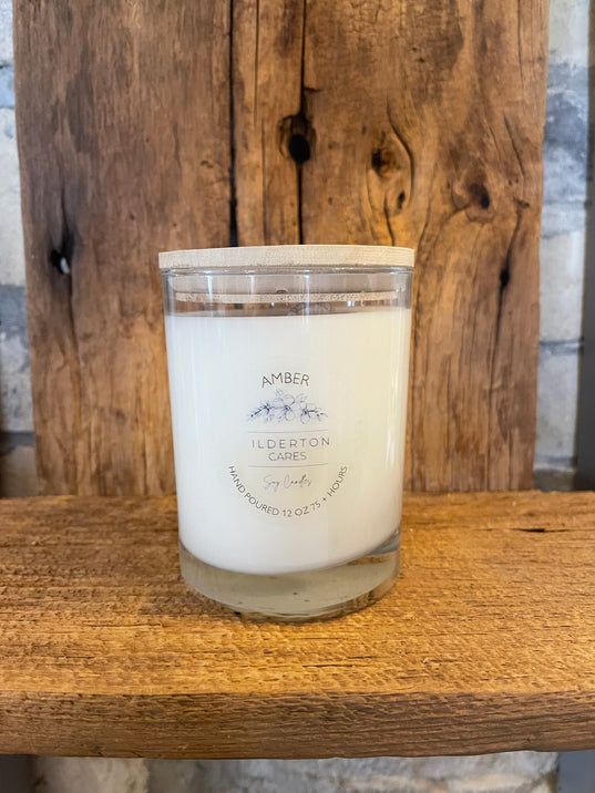 ilderton cares soy candles amber