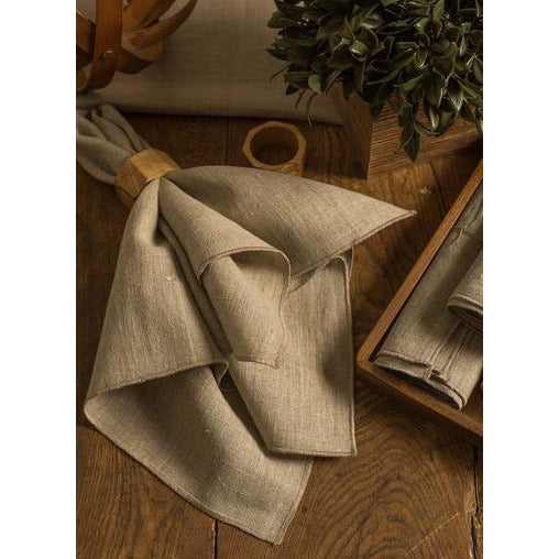 duet napkins (set of 4) 19''x19'' / natural with flax