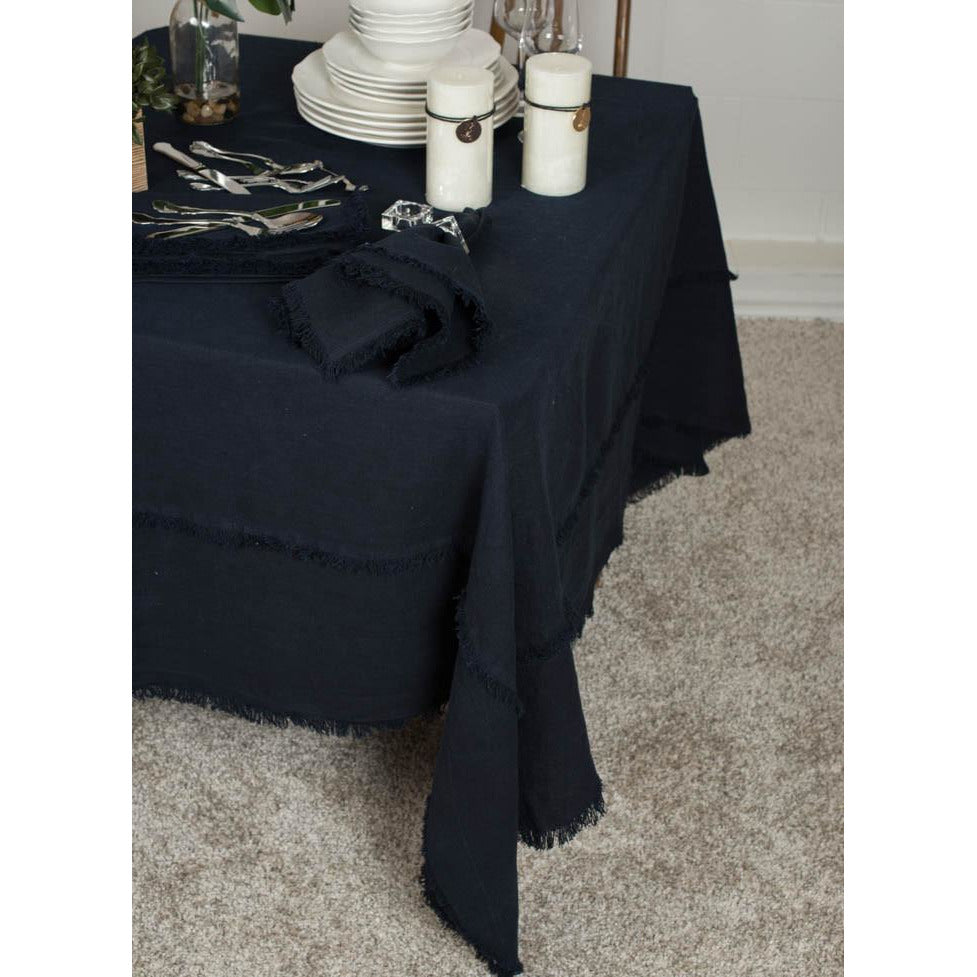 bilbao tablecloth navy blue