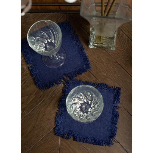 bilbao cocktail napkins (set of 4) marlin blue