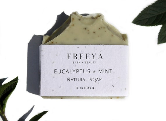 eucalyptus + mint natural soap