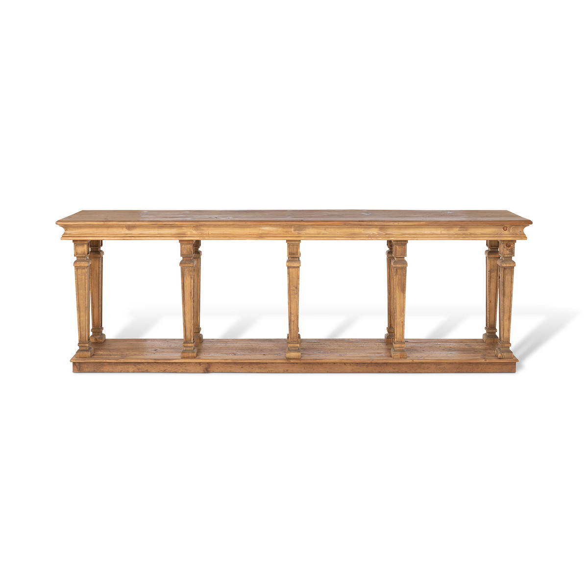 arthur wood console table