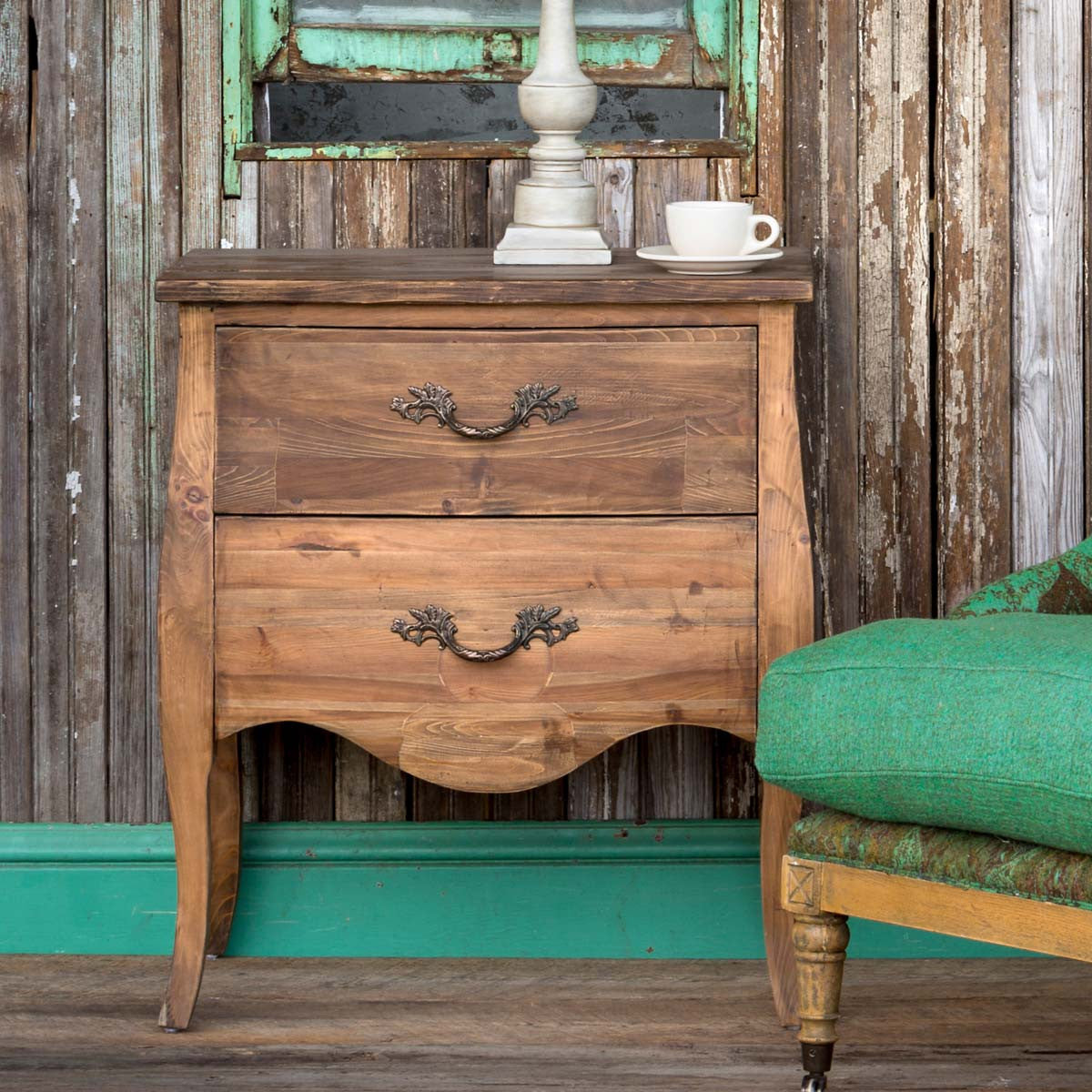 reclaimed pine orleans commode
