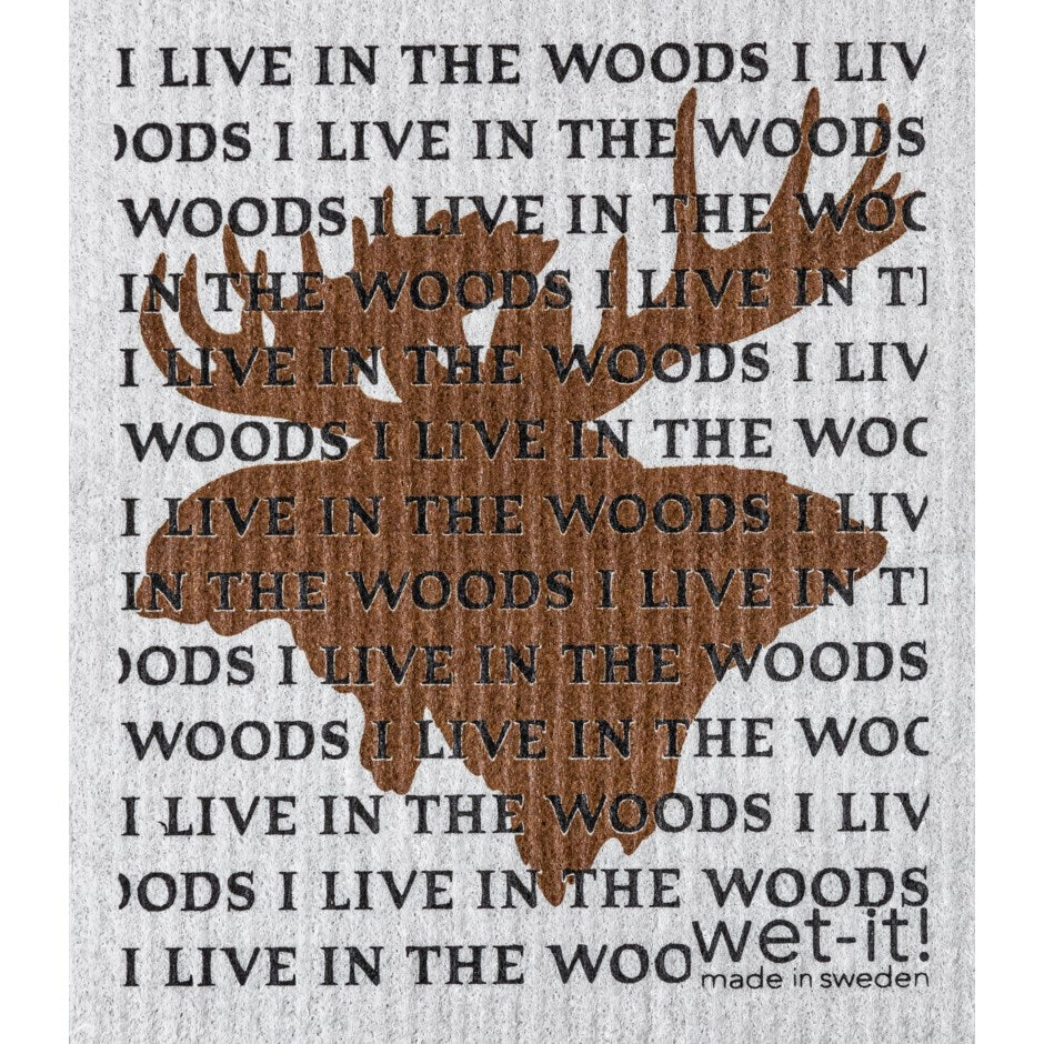 wet-it cloth - woody the moose