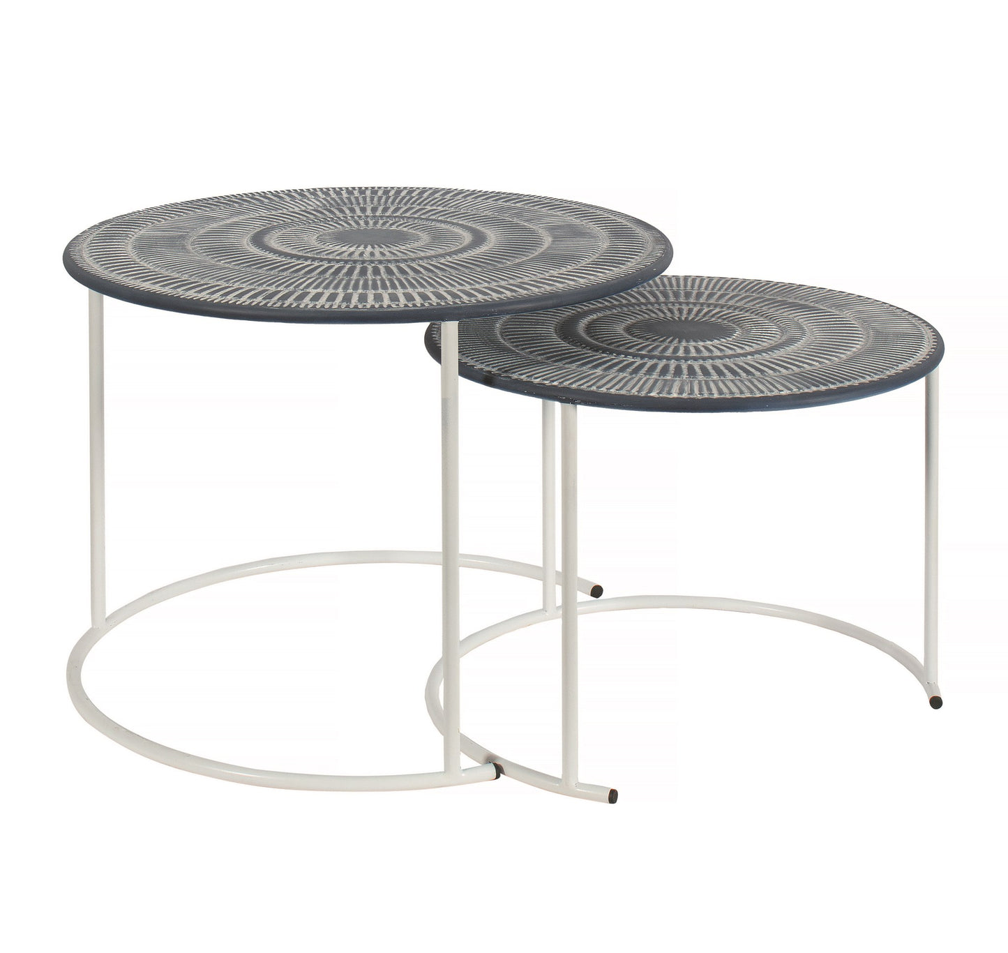Table-blue   Low Set of 2