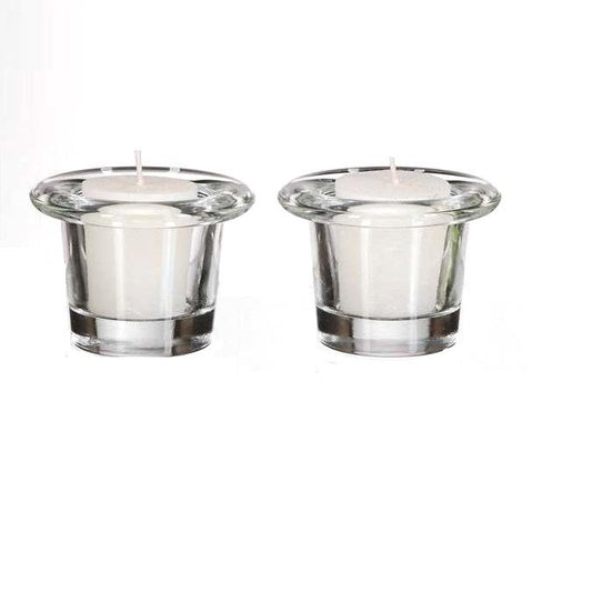 Votive Holder With Lip - Clear