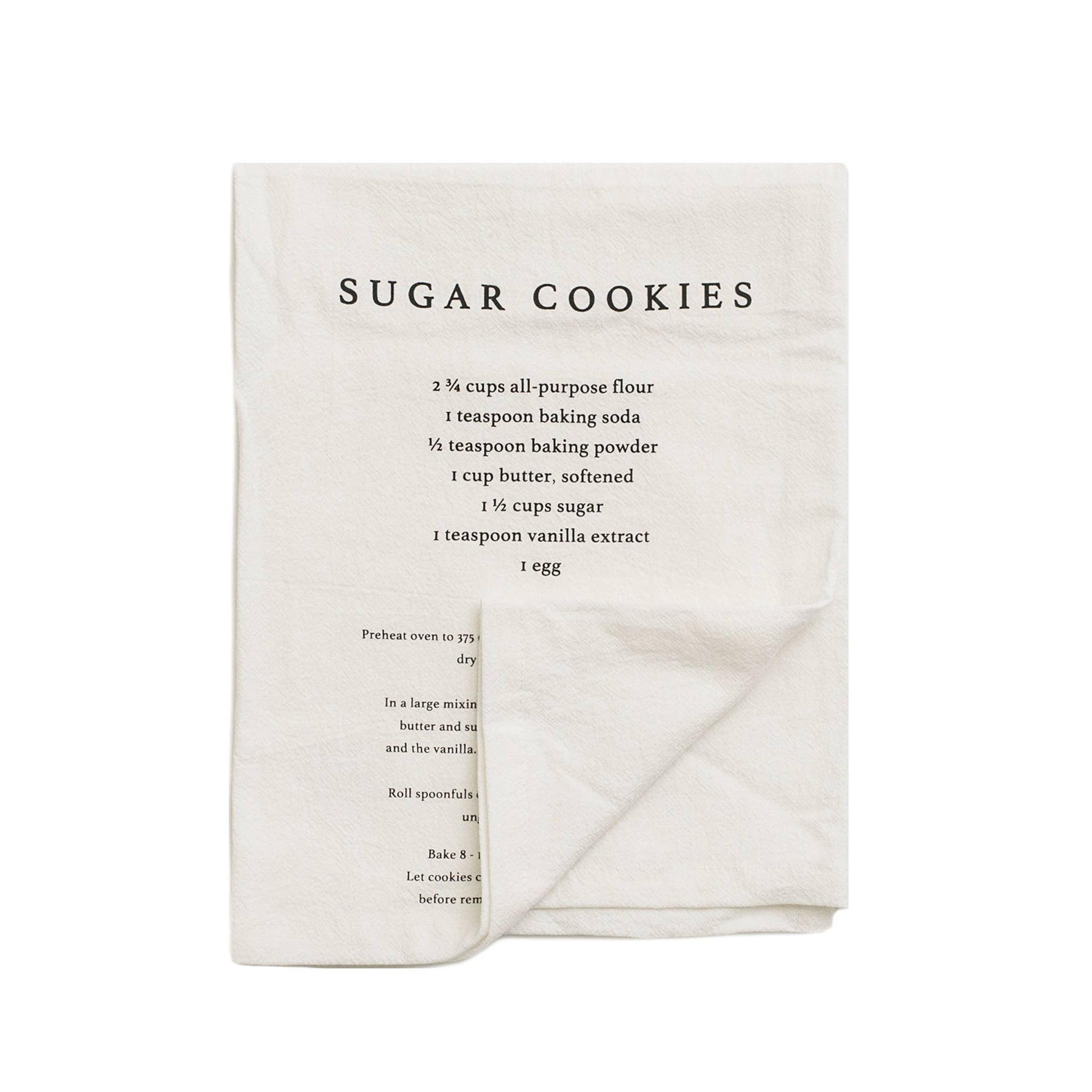 sugar cookies tea towel - kitchen towel - hand towel