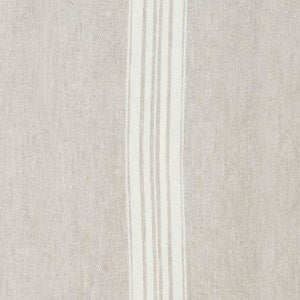 maison bath sheet 52''x70'' / beige / white stripes