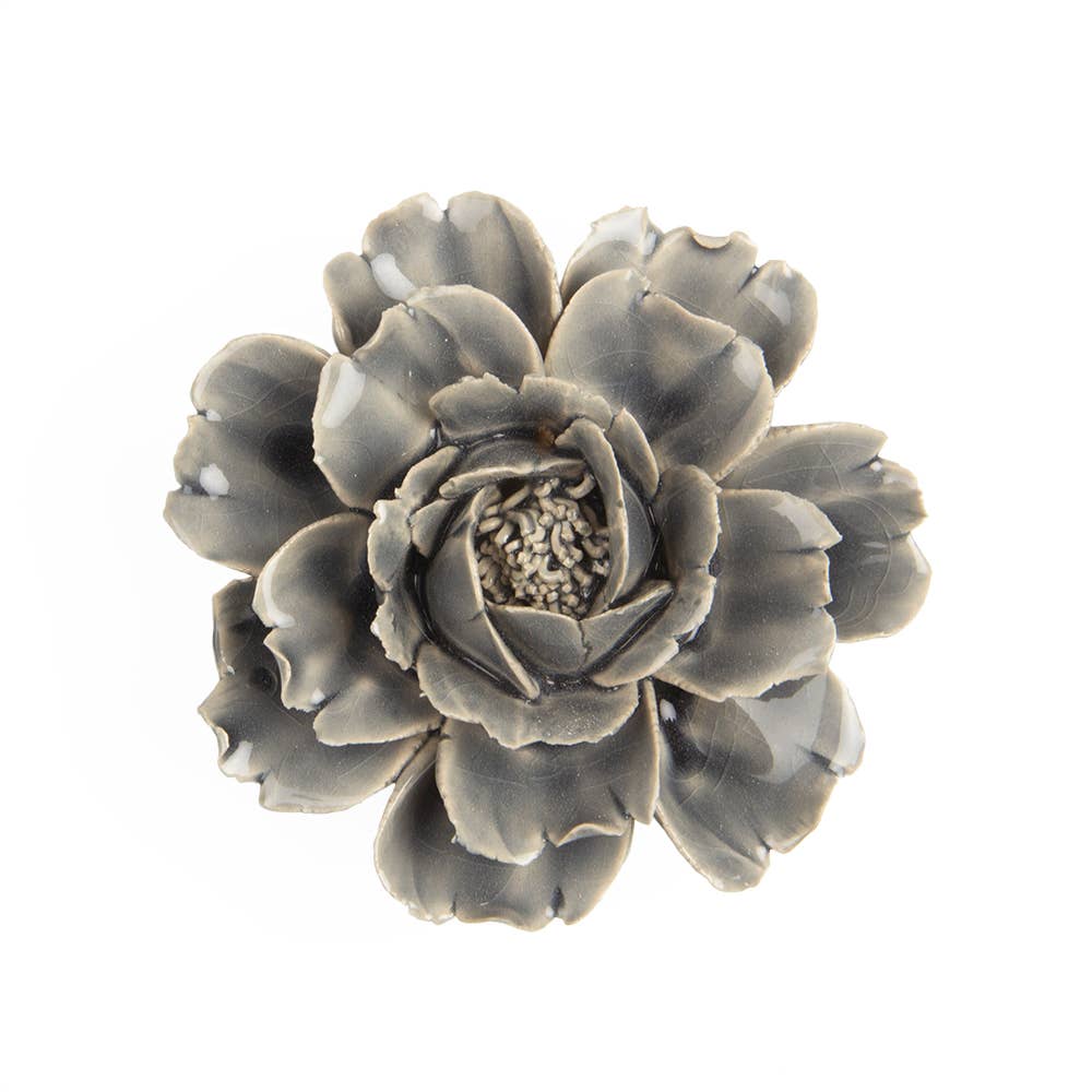 coral 6 ceramic flower