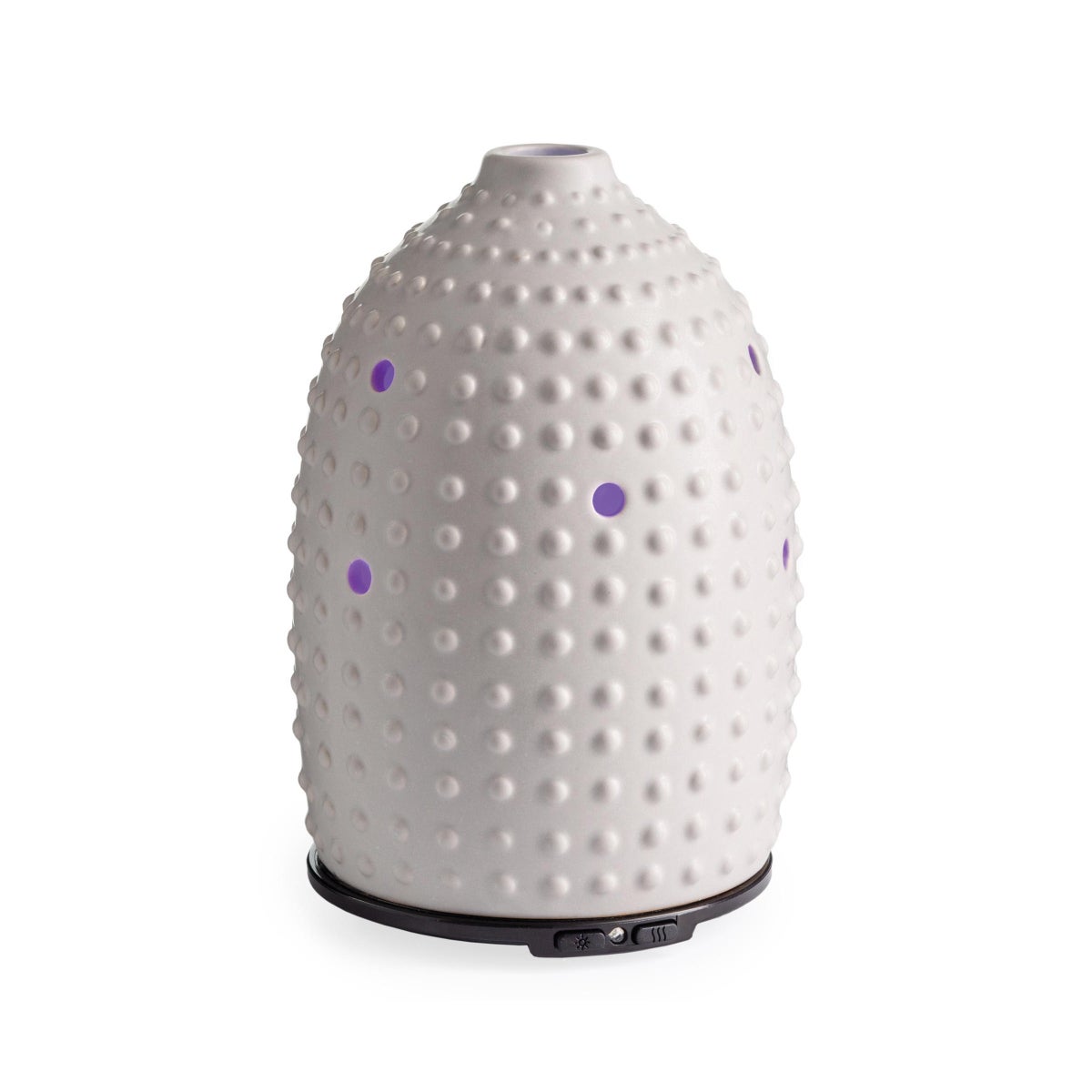 gray hobnail ultra sonic essential oil diffuser