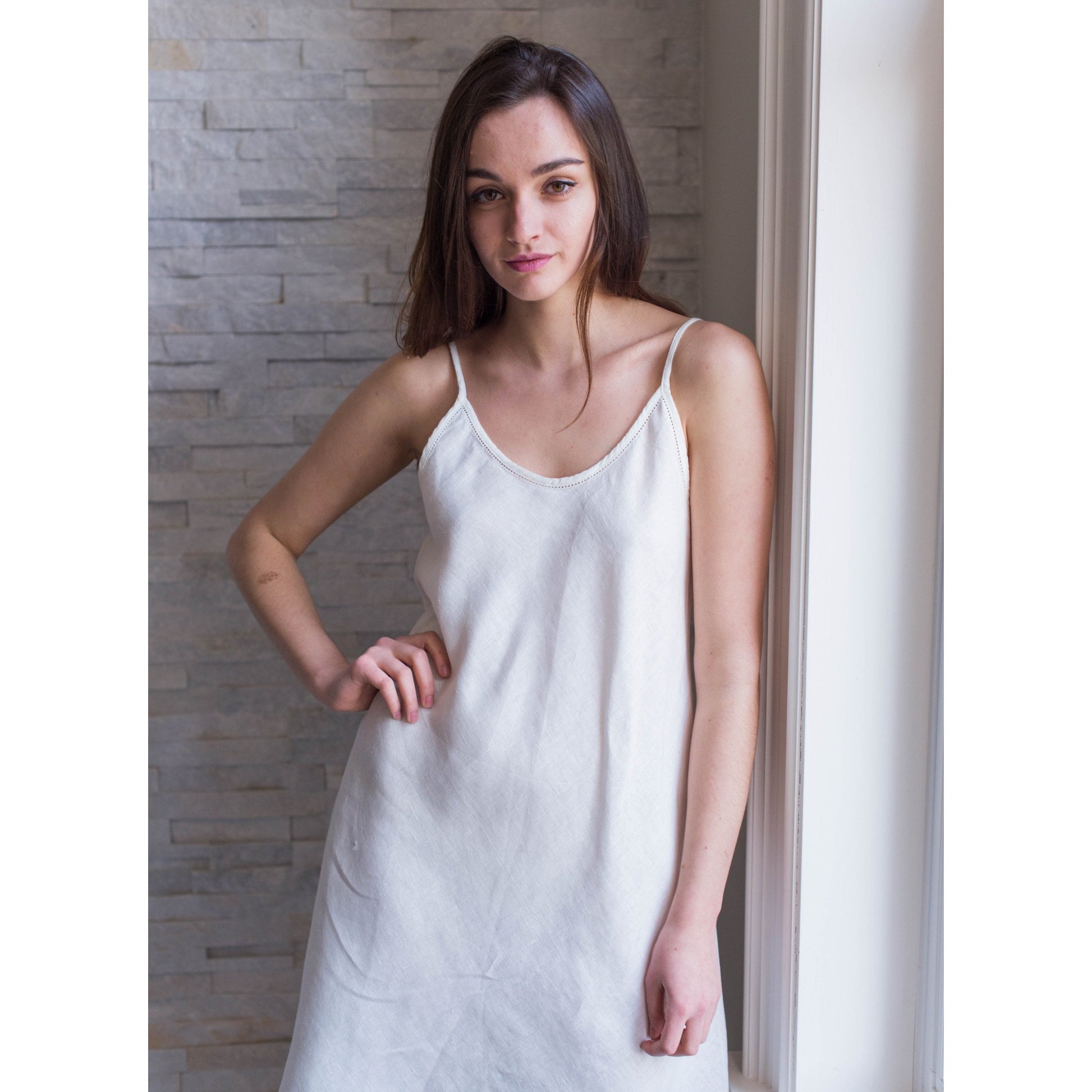 martha nightgown white / xl/tg