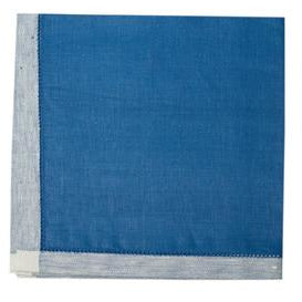 majesty napkins (set of 4) 21''x21'' / french blue with white border