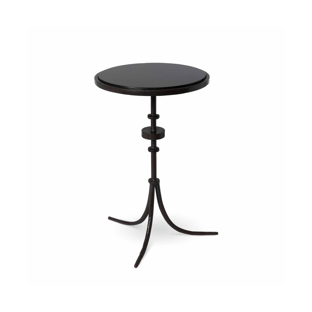 industrial granite top accent table