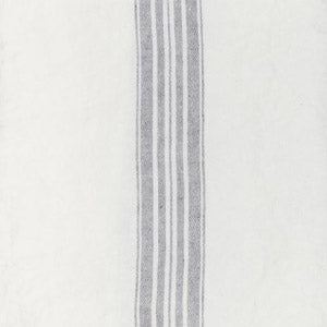 maison napkins (set of 4) 17''x17'' / white with charcoal stripes